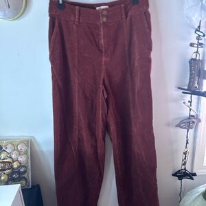 Knox Rose Corduroy Pants in Deep Rust